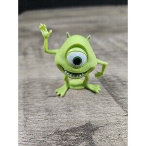 Mike Wazowski Disney Pixar Monsters Inc. PVC Figure Toy Green Waving